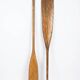 Pair of solid wood paddles