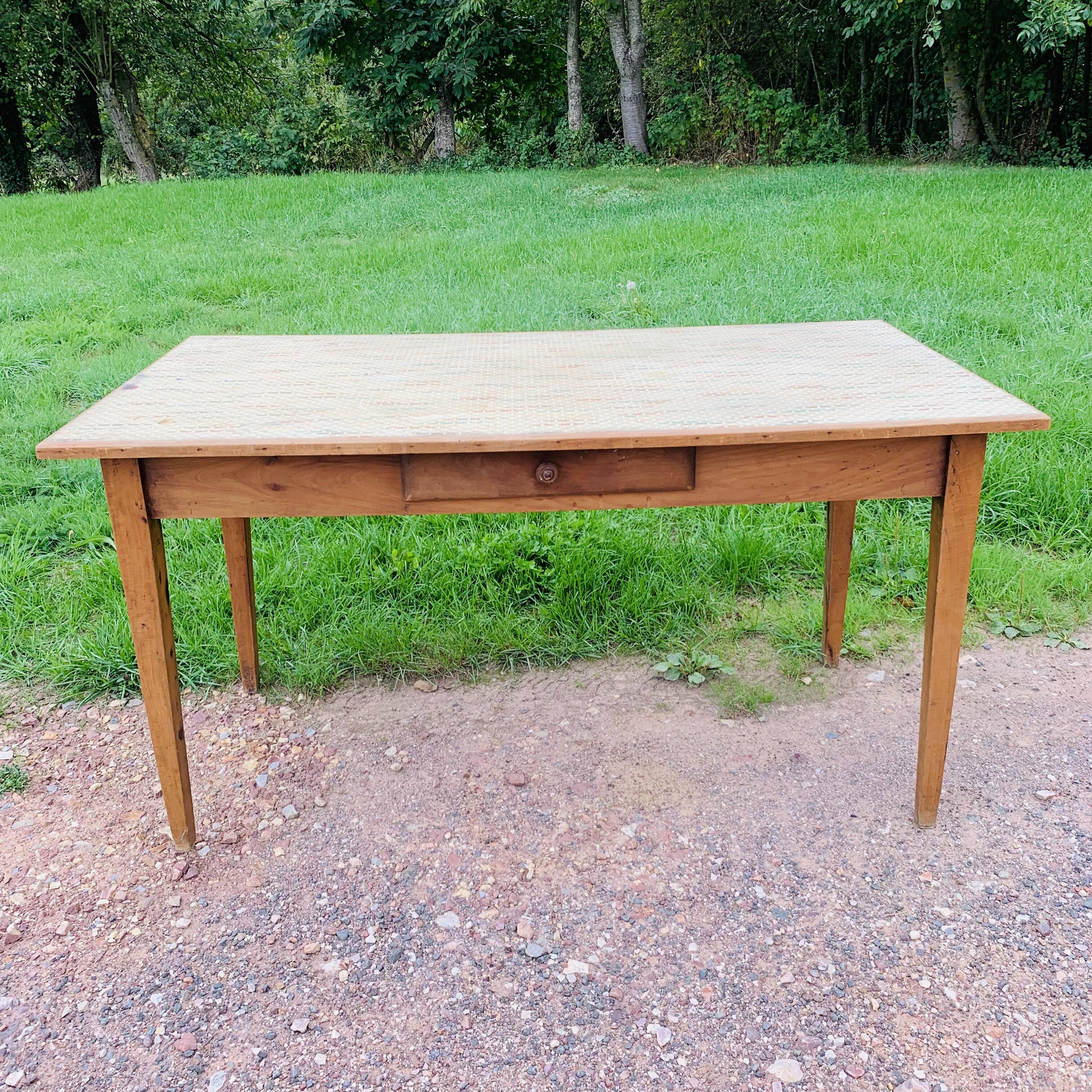 Farmhouse table - 1m38 long