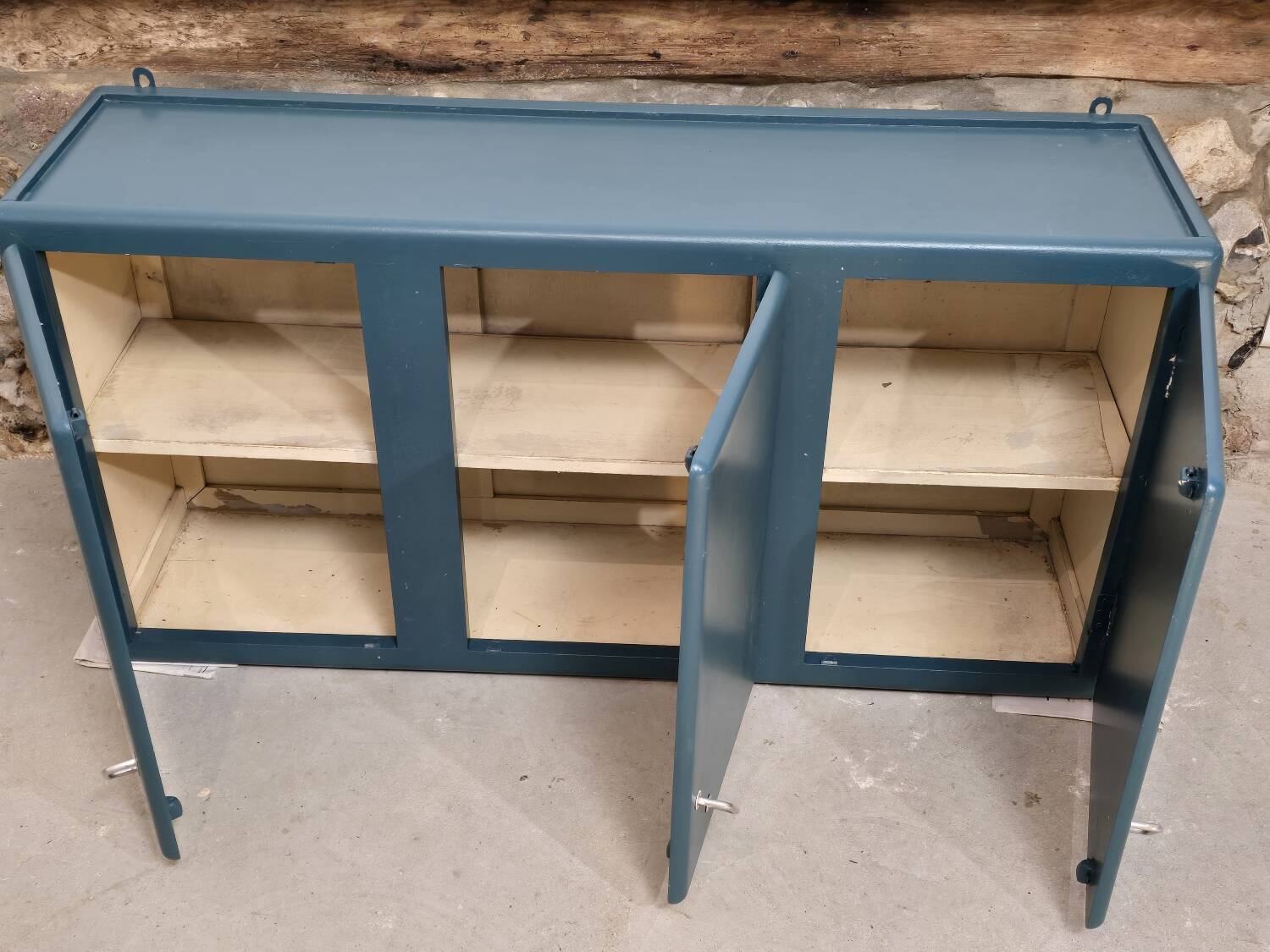 Small 3-door cupboard Mado 1950 refurbished
