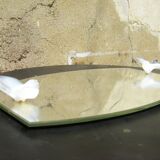 Glass top decorated with birds