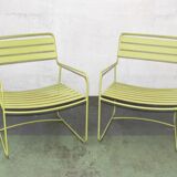 Suite of 15 Surprising garden armchairs, Fermob