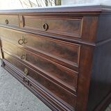 old dresser, white marble tray