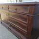 Commode ancienne plateau en marbre blanc
