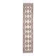 Vintage Turkish Hand-Knotted Wool Cotton White Runner 80x401