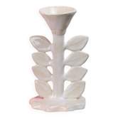 Ceramic candle holder / jewelry holder - Edelweiss model