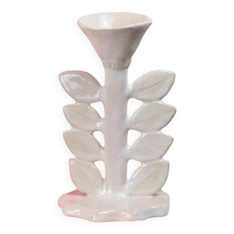 Ceramic candle holder / jewelry holder - Edelweiss model