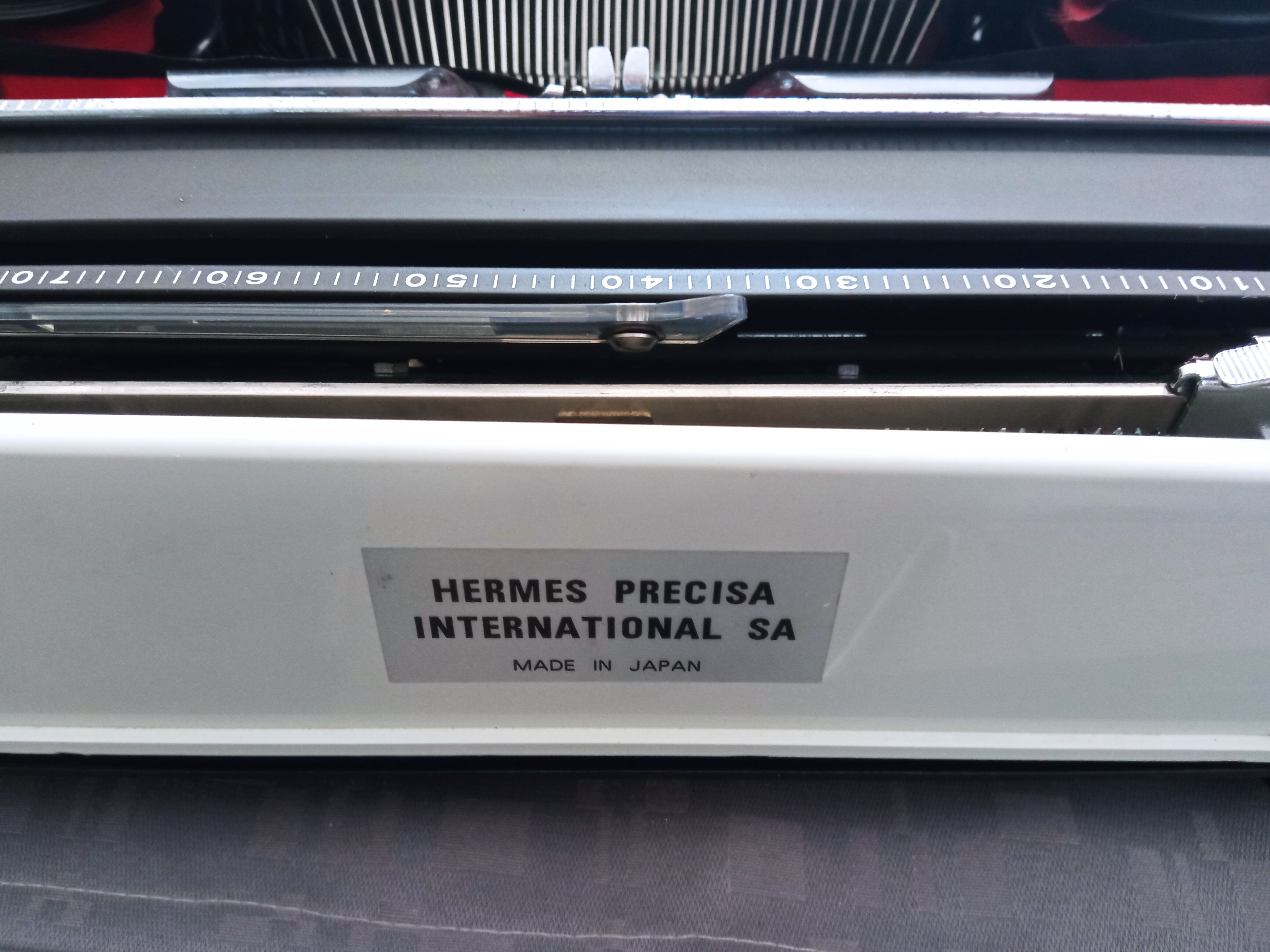 Typewriter Japy Baby Hermes white ribbon new Like NEW
