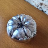 Empty silver metal pocket
