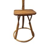 Vintage Rattan Lamp With Plant Pots, 1950/60s