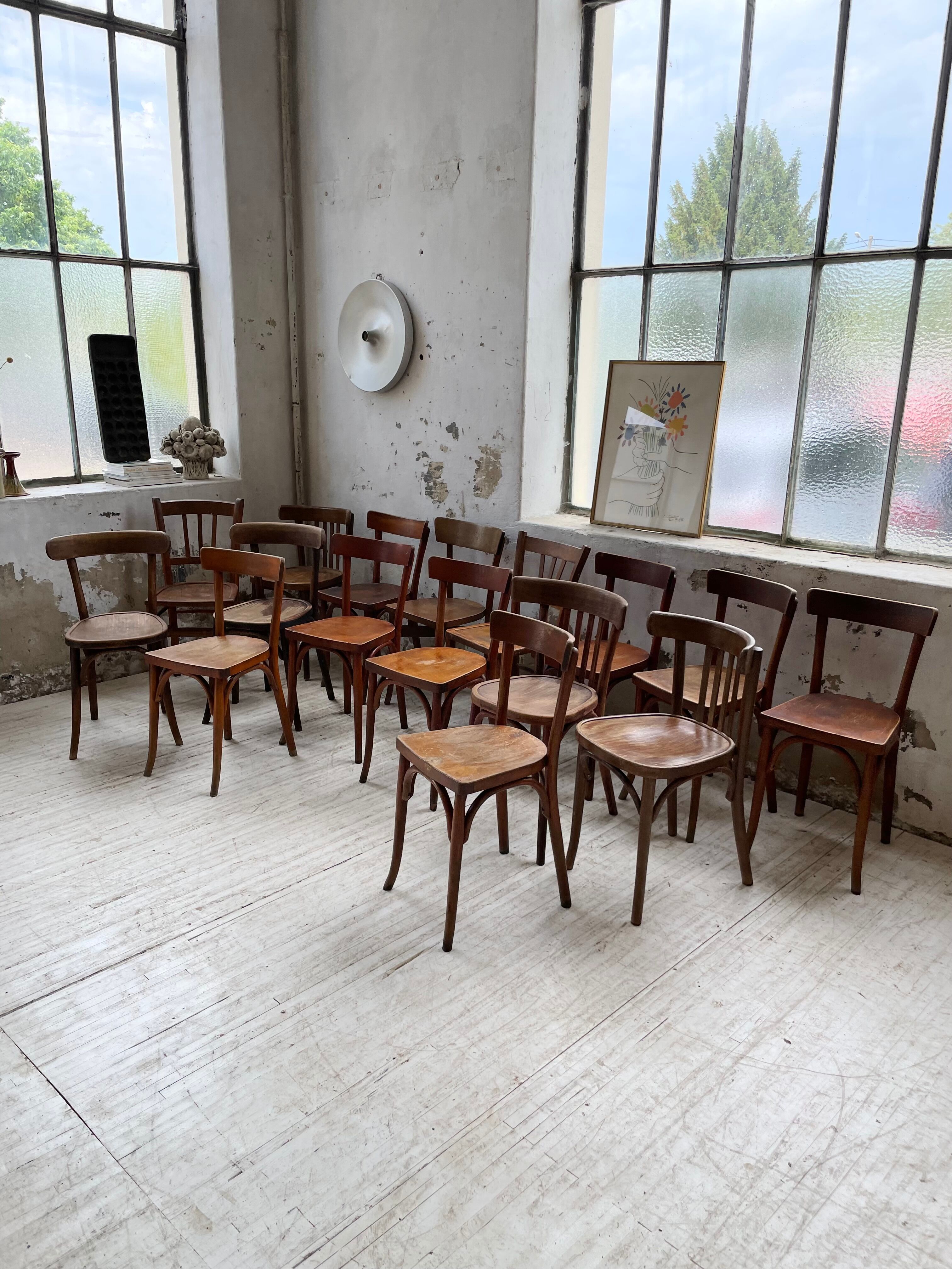 16 Baumann bistro chairs