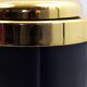 Vintage leather and brass ice bucket