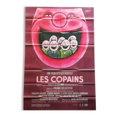 Affiche originale les copains 2 panneaux savignac rich bedos