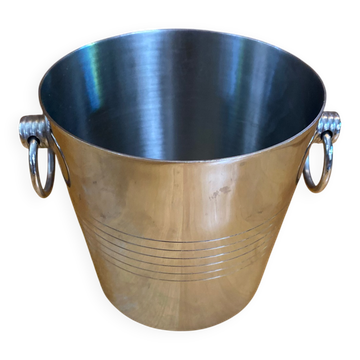 Old ice bucket cooler rémy letang stainless steel made in france #e1