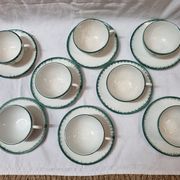 8 tasses à café Lunéville de 1940/50