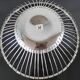 Designer metal fruit bowl