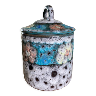 Small ceramic pot fat lava studios Vulcain France