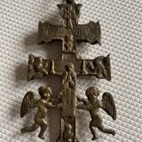 18th century bronze reliquary cross of Caravaca
