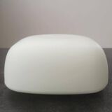 Old vintage square opaline ceiling/wall light 1960/70