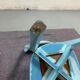 Paire de chaises bistro bleues