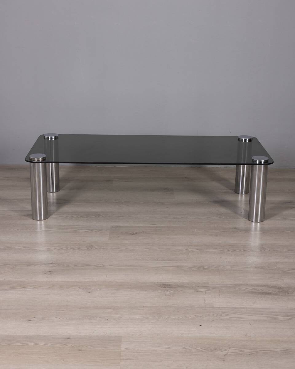Vintage 1970s coffee table designed by marco zanuso for zanotta