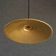 old opaline pendant light painted gold, delivered with new cable and socket