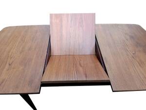 Vintage Scandinavian extendable dining table in teak from the 1950s.