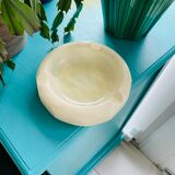 Vintage white marble ashtray