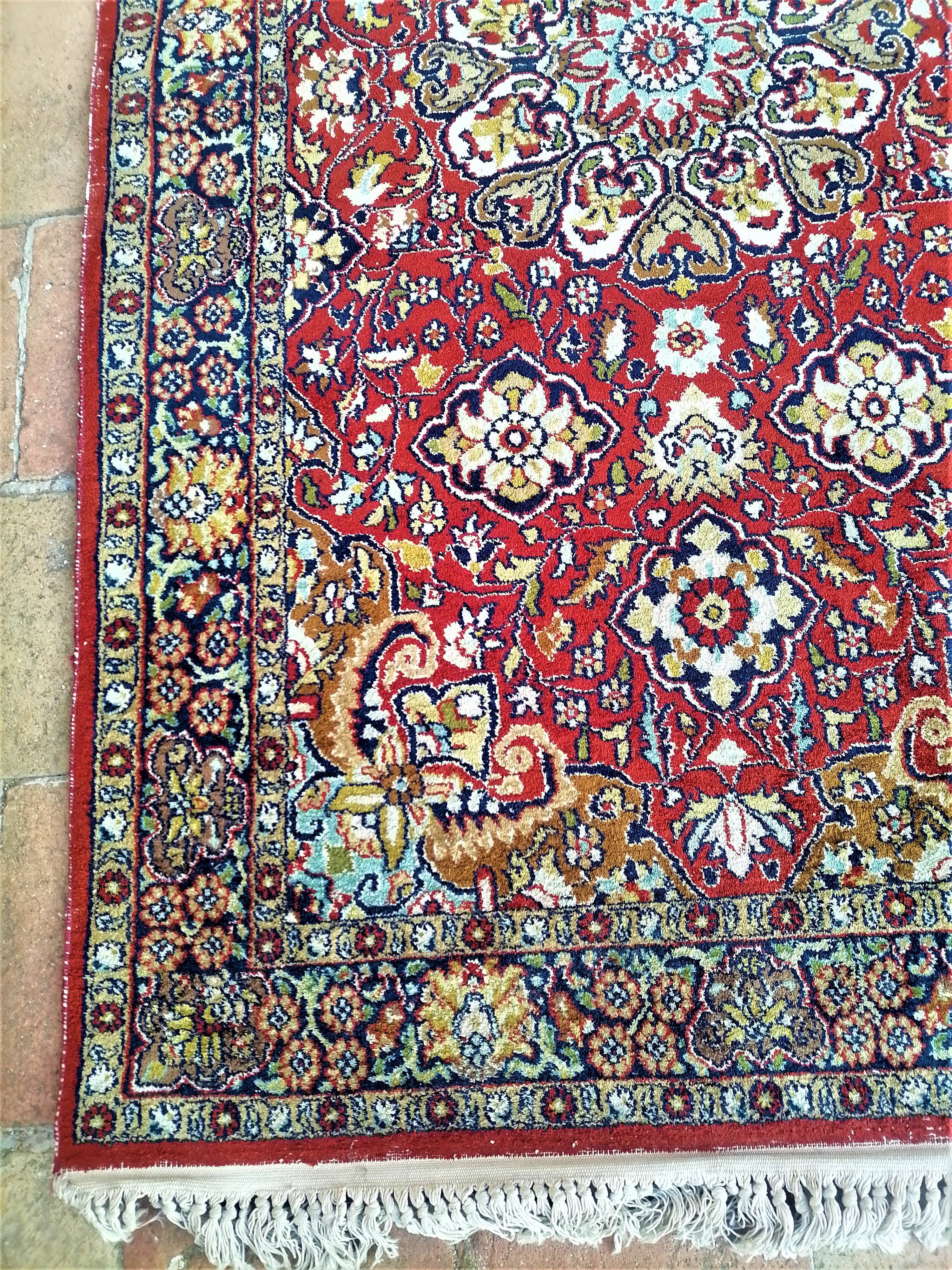 Old oriental carpet 170 x 93 cm