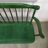 Former wooden bistro bench