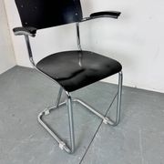 Vintage Bauhaus Tubular Chromed Steel Cantilever Chair, 1930s