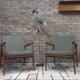 Paire de fauteuils scandinave en teck 1960