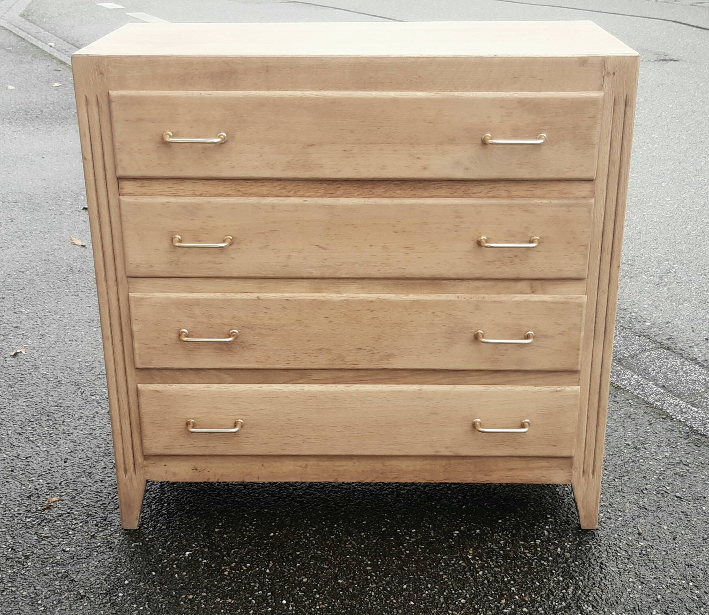 Commode vintage bois brut