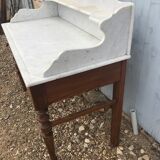 Dressing table Louis Philippe white marble