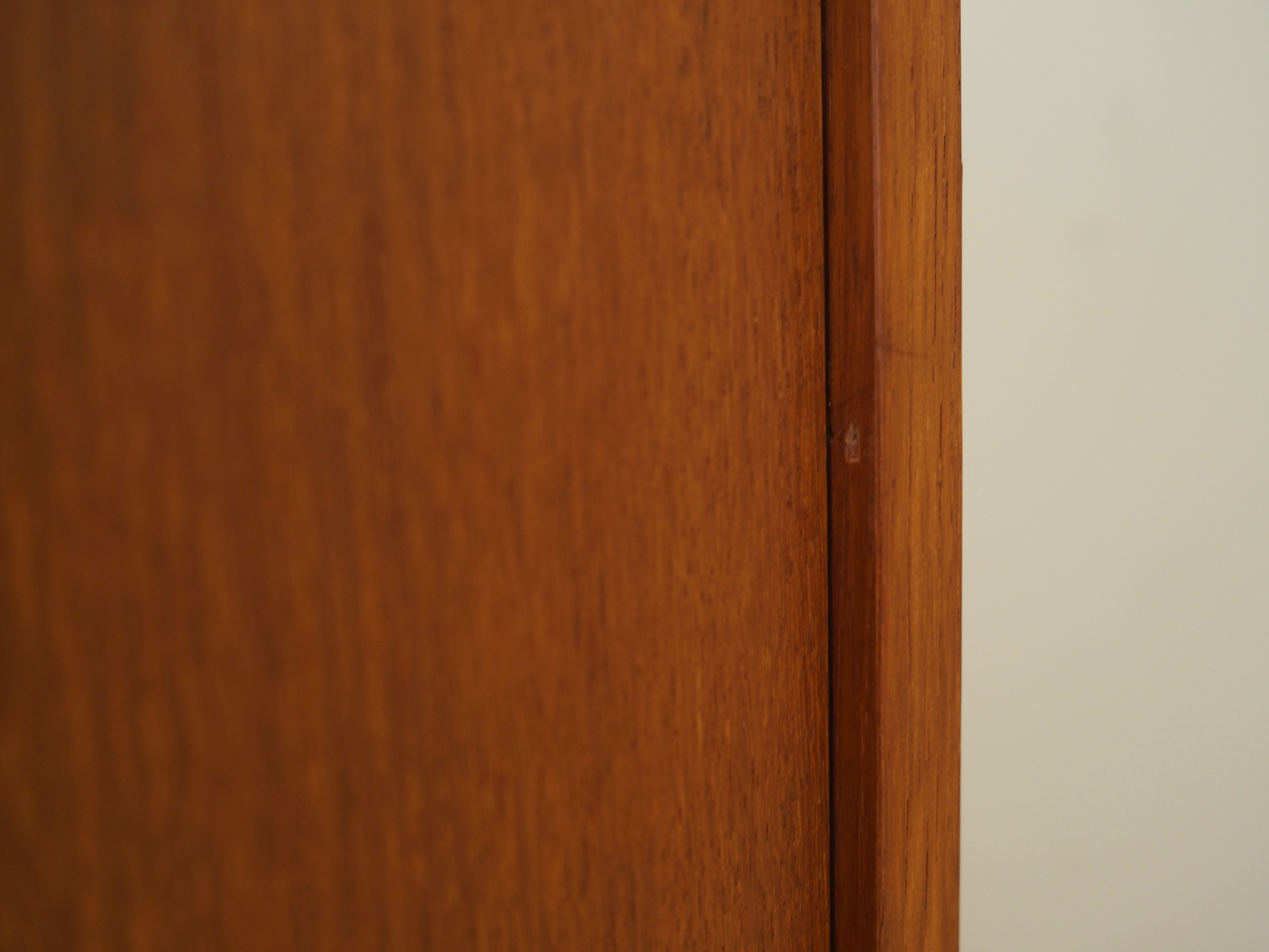 Teak cabinet, Danish design, 1970s, production: Denmark