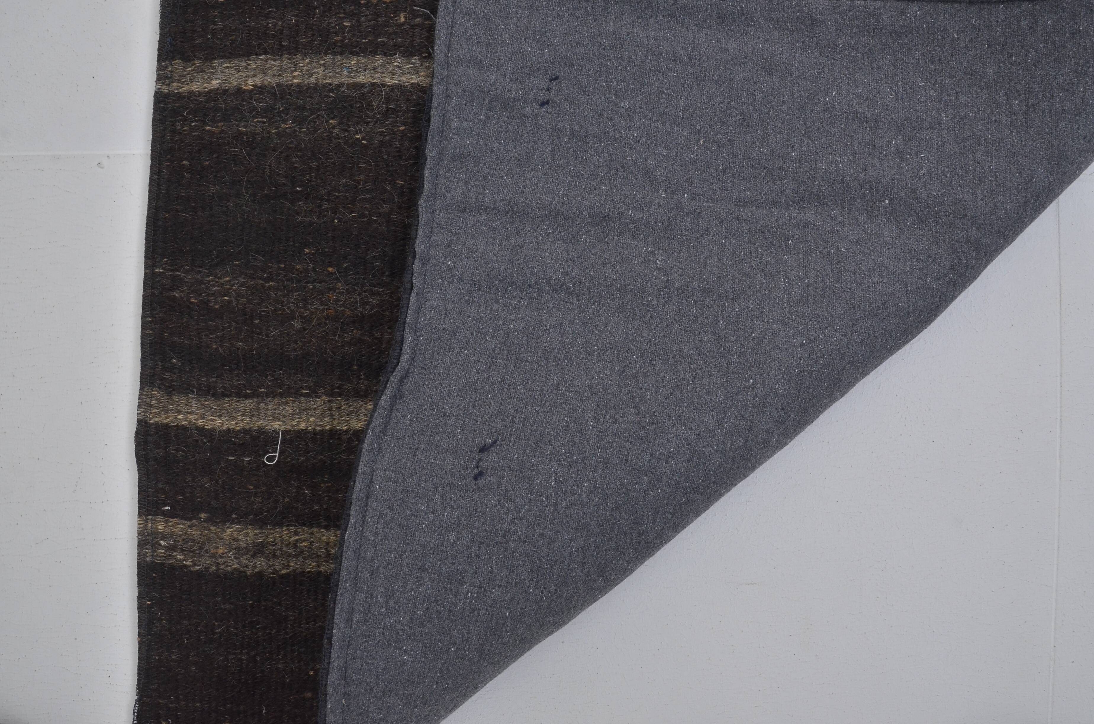 Goat Hair Neutral Kilim Runner sku3819