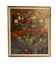 Oil on canvas still life with a red bouquet signed Bérard 20th century.