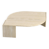 Large travertine coffee table, Italy circa 1970