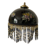 Vintage opaline and pearl pendant light