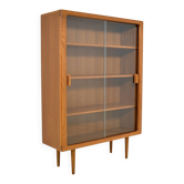 Showcase by CFC Silkeborg 1970s Teak display cabinet danish