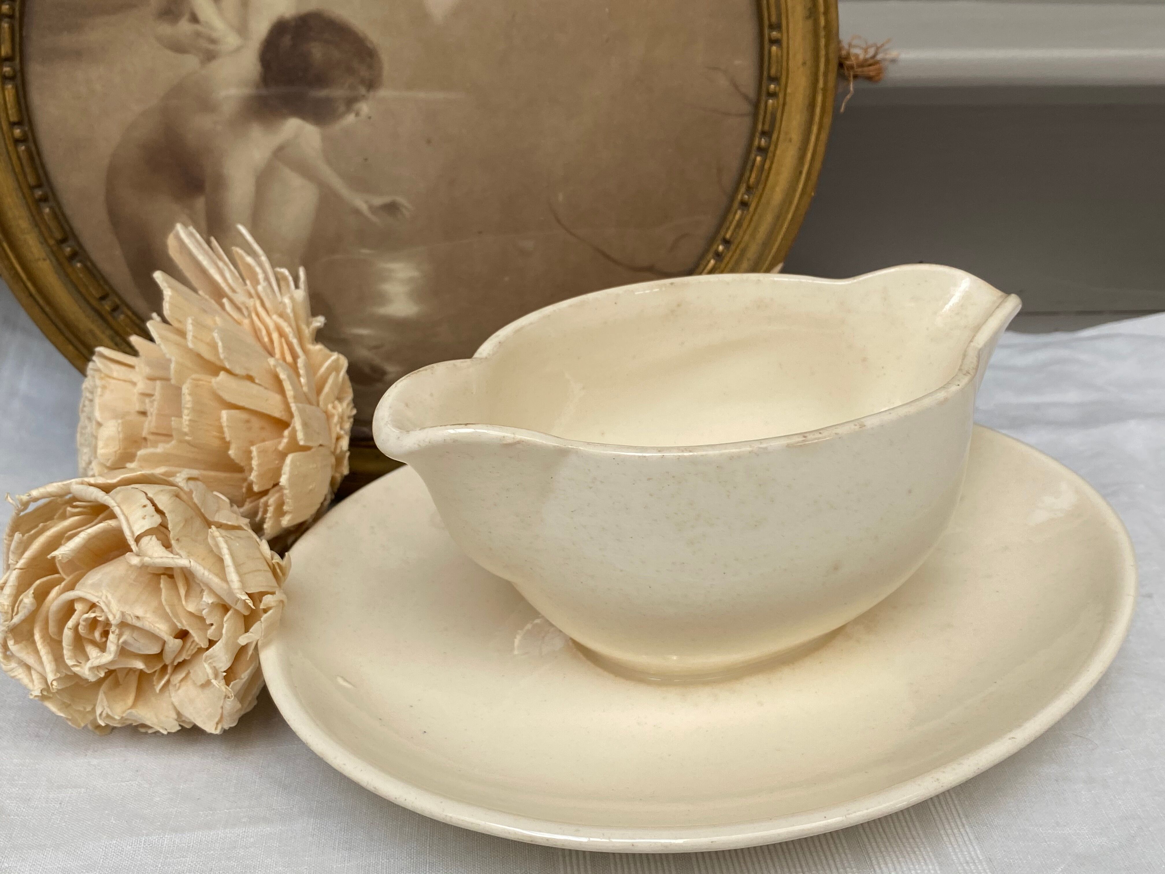 Sauceboat Digoin Sarreguemines