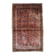 Handmade antique Persian Sarouk rug  x 161cm 1920s - 1B742
