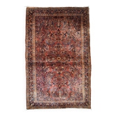 Tapis persan Sarouk antique fait main x 161 cm années 1920 - 1B742