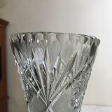 Bohemian crystal vase