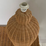 Rattan lamp foot