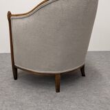 Pair of Art Deco gondola armchairs circa 1920