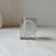 Solifleur block vase Heiner Düsterhaus Walther Glass 1970s
