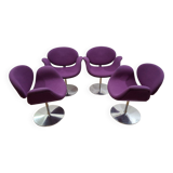 Set of 4 armchairs, Tulip, Pierre Paulin, Netherlands 1980s