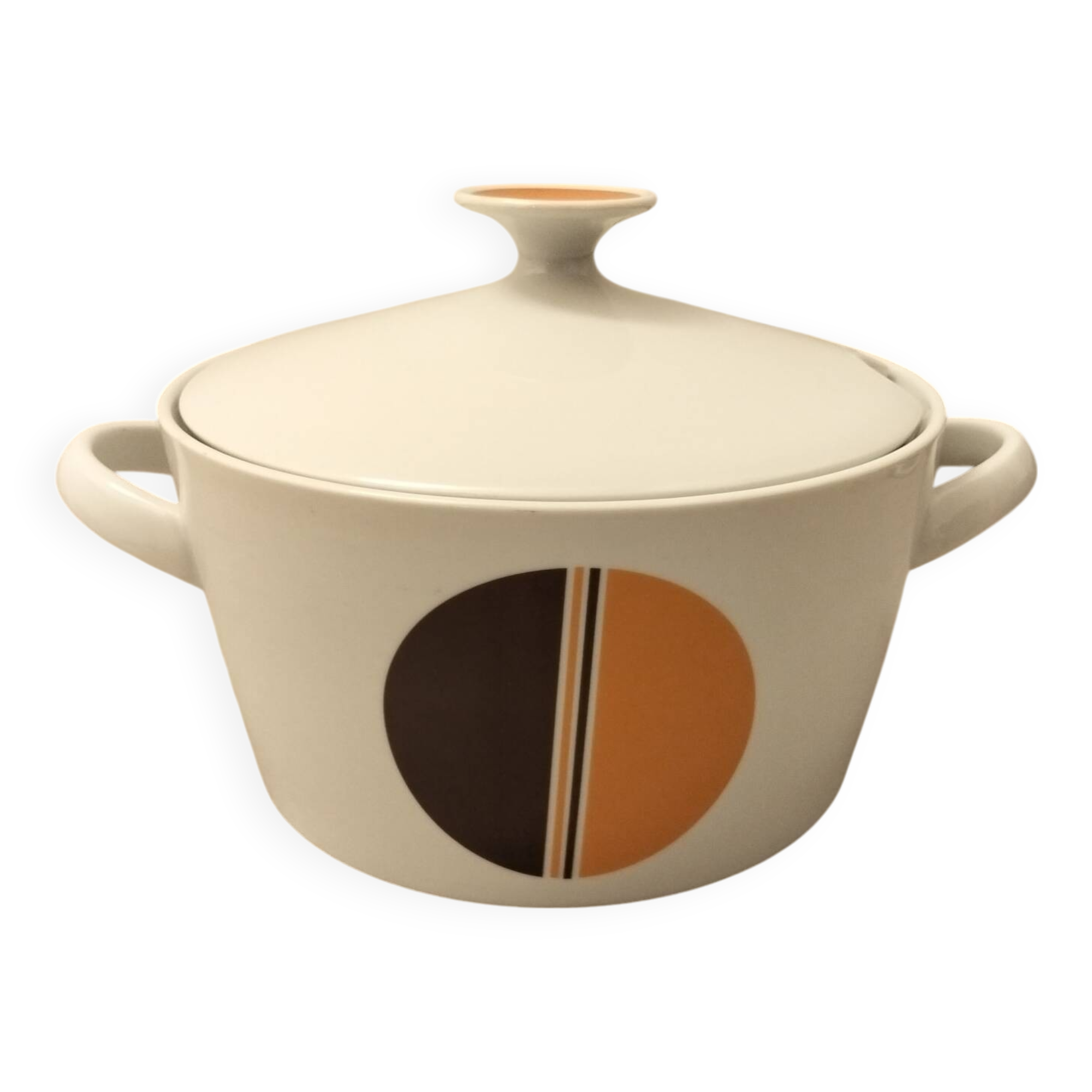 Vintage 70s Winterling Bavaria flat soup tureen