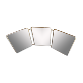 Mirror barber triptych 68x27cm