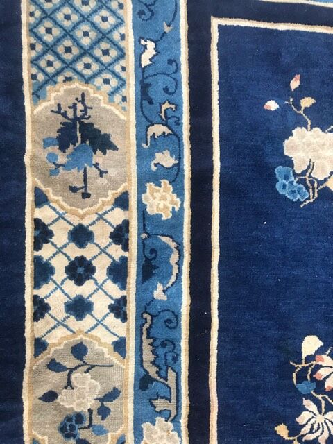 Tapis ancien chinois fait main 308x380 cm